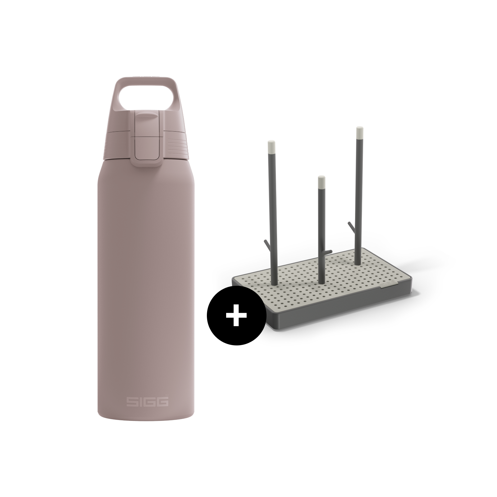 Shield Therm ONE Everyday Set – Bottle + Drying Rack Dusk