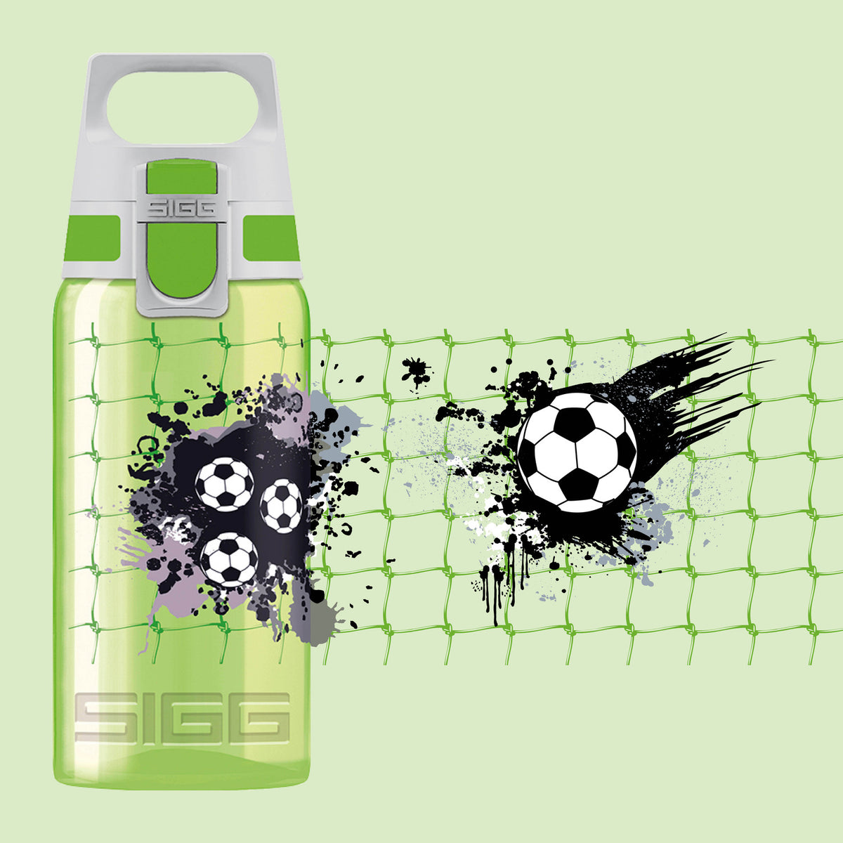 VIVA ONE Everyday Set – Bottle + Drying Rack (Football)