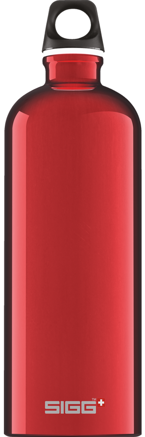 SIGG Alutrinkflasche Traveller Flasche 0,6l rot Trinkflasche Aluminium Sport ...
