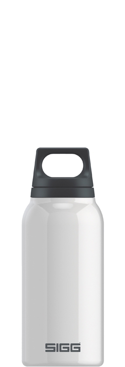 SIGG Hot and Cold Water Bottle 0.3L White with Tea Filter