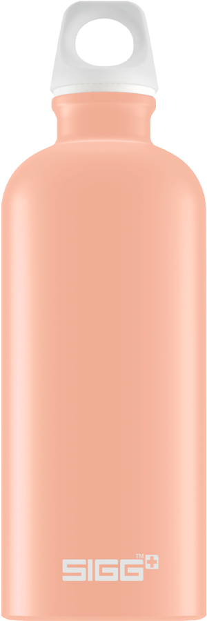 Sigg CYDピュアタッチウォーターボトル、ホワイト ピンク、0.6 L Sigg CYD Pure Touch Water Bottle, White Pink, 0.6 L