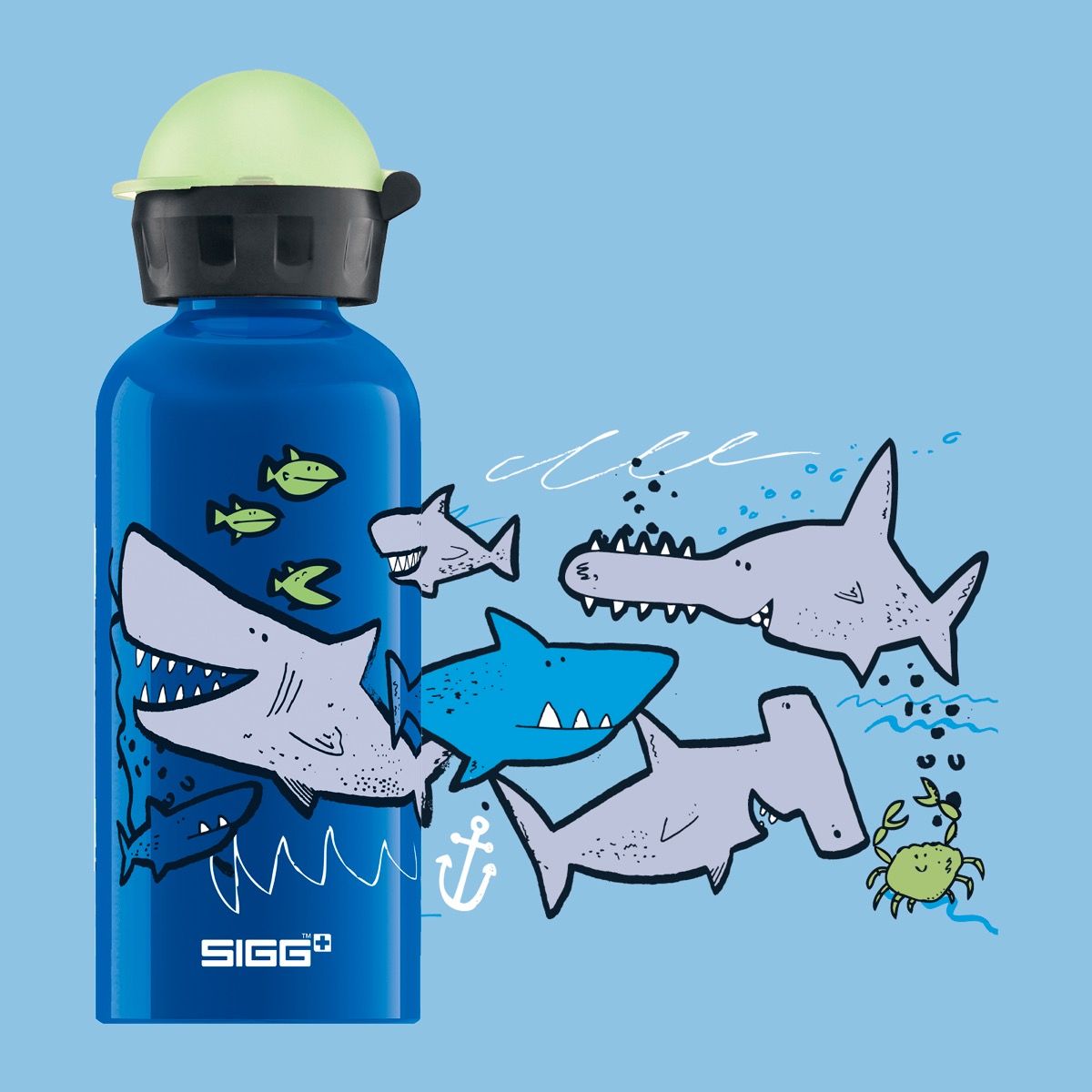 Kids Water Bottle Sharkies 0.4l-13oz
