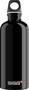 SIGG Aluminum Water Bottle Black 20oz