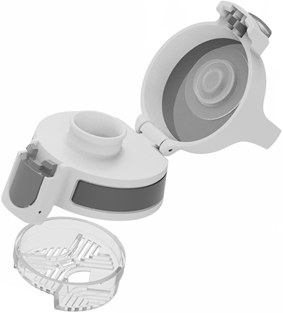 SIGG Gasket Set für Gemstone Verschluss (One Size), Ersatzteil für